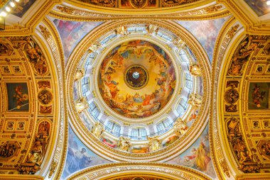 St. Isaac's Katedrali'nin muhteşem iç