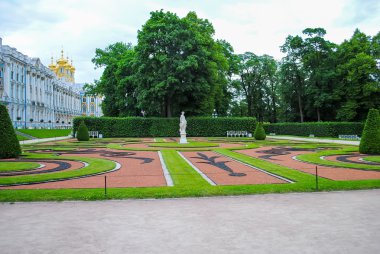 St. Petersburg 'da flowerbed Tsarskoye Selo