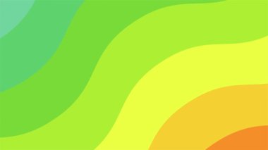 Dinamik dalgalar ve dairelerle dolu renkli soyut bir arkaplan. vektör illüstrasyonu.