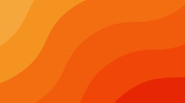 Dinamik bir turuncu eğimli arka plan dalgaların akış modellerini içeriyor, hareket ve enerji hissi yaratıyor..