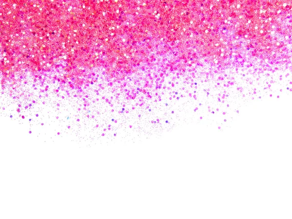 Homályos Rózsaszín Csillám Izolált Fehér Alapon Stock Kép
