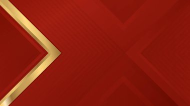 Kırmızı ve altın rengi arkaplan. Kırmızı soyut arka plan. Kırmızı arkaplan resmi.