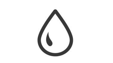 Beyaz arkaplanda izole edilmiş düşüş, video.