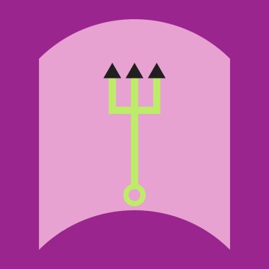 düz vektör simgesi tasarım koleksiyonu deniz kanca