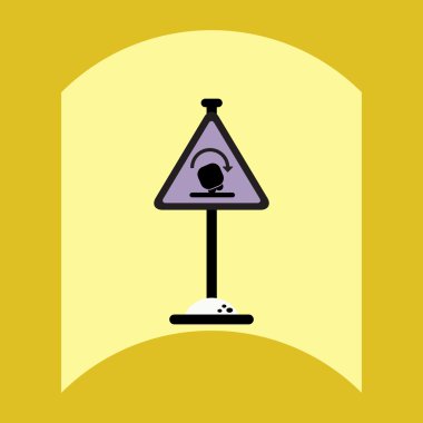 düz vektör simgesi tasarım koleksiyonu yol işareti