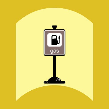 düz vektör simgesi tasarım koleksiyonu yol işareti