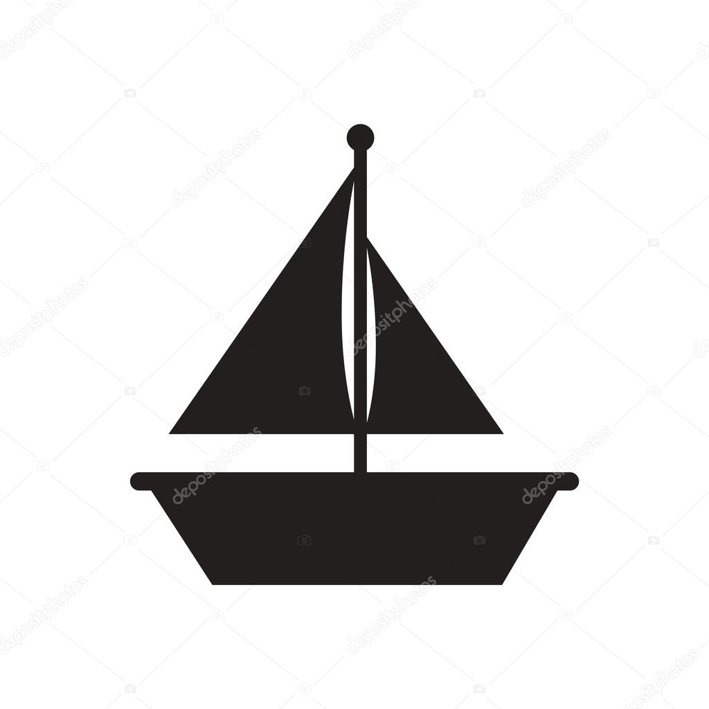 Imagenes De Barcos Vector icono de vector negro en fondo blanco barco y vela Imagenes De Barcos Vector icono de vector negro en fondo blanco barco y vela
