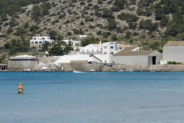 Spiaggia di Ibiza sulle Isole Baleari — Foto Stock