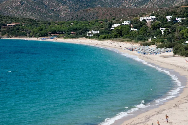 Cala Serena Beach Rechtenvrije Stockafbeeldingen