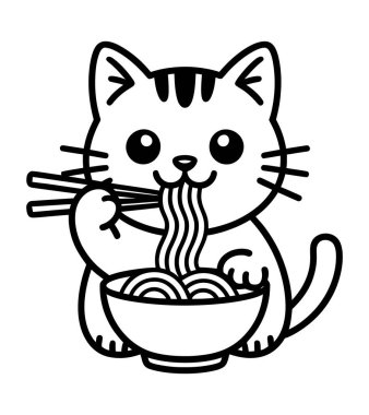 Ramen vektör illüstrasyon grafik sanatı