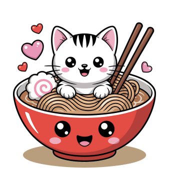 Ramen vektör illüstrasyon grafik sanatı