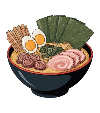 Ramen vektör illüstrasyon grafik sanatı
