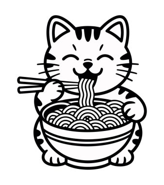 Ramen vektör illüstrasyon grafik sanatı