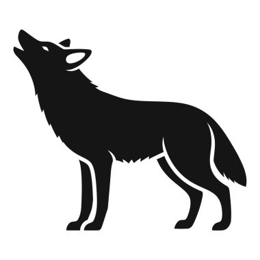 Siyah ve Beyaz Siluet Vektör İllüstrasyonu