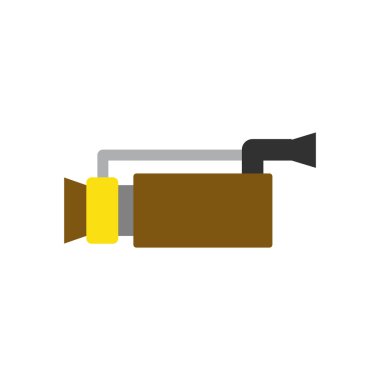 düz simge vektör biçimi eps10 kamera