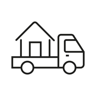 Ev sigortası. İpotek, para ikonu çizgisi tarzında beyaz arka planda izole edilmiş ev. Realm Realm ikonu. Güvenli ev simgesi işareti vektörü. Teminatlı ev satın alma simgesi ana hatları vektörü.