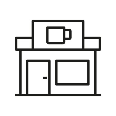 Basitleştirilmiş ev ikonu iki katlı. Simge sembolü çizimi. ev ikonu çizimi düzenlenebilir çizgi çizimi Vektör. Çift Katlı Ev Simgesi Çok Aileli Konutları ve Konutları Temsil Ediyor.