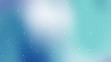Yumuşak mavi eğimli yıldız arkaplanı, sakin, sakin ve dağınık parçacıklar ve hafif bir ışık efektiyle rüya gibi bir atmosferi çağrıştırır..