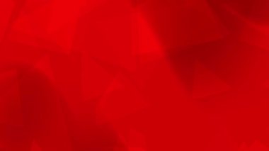 Canlı kırmızı geometrik soyut arkaplan, yarı şeffaf üçgenler üst üste binerek modern, enerjik ve cesur bir görsel tasarım, sunumlar veya dijital projeler için uygundur..