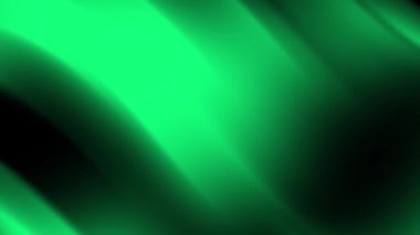Yeşil parlayan soyut ışık dalgaları, modern arkaplanlar veya dijital tasarım projeleri için ideal, neon bir görünüme sahip pürüzsüz, akıcı bir doku yaratır..