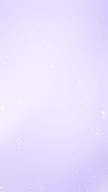 Yumuşak dikey pastel kar arka planı, dağınık beyaz noktalı yumuşak mor gradyan, kış temalı tasarımlar veya neşeli telefon duvar kağıtları için ideal.