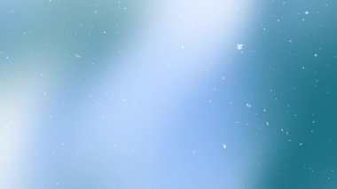 Hafif kar yağışlı mavi arka plan, dağınık kar taneleri ve yumuşak eğimlerle, mevsimsel temalar veya tatil tasarımları için mükemmel, huzurlu bir kış ortamı yaratır..