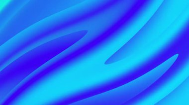 Pürüzsüz akan mavi soyut çizgiler, enerjik renklere ihtiyaç duyan sunumlar, web tasarımı veya yaratıcı dijital projeler için canlı ve modern bir zemin oluşturur..