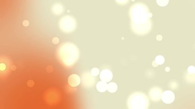 Warm glowing orange bokeh background creates a dreamy, uplifting mood with soft circles, perfect for creative projects, digital designs, and modern branding.