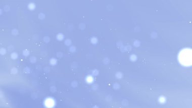 Yumuşak, yumuşak kış ışığı Bokeh, mavi tonlarla, hafif parıltılarla ve mevsimsel, şenlikli ya da barışçıl tasarımlar için zarif bir atmosfer oluşturur..