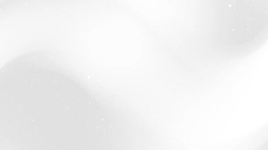 Kar beyazı soyut akış arka planı yumuşak grafikler, ince kar parçacıkları ve mevsimsel, zarif veya modern tasarımlar için mükemmel barışçıl bir minimum atmosfer içerir..