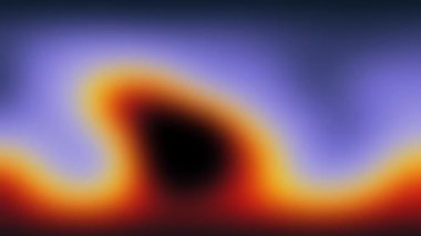 Termal soyut kurumsal tasarım, düz eğriler, modern tarz, canlı turuncu ve mavi, iş, teknoloji veya yaratıcı markalaşma görselleri için ideal.