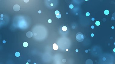 Yumuşak mavi rüya gibi Bokeh ışıkları, sakin, sakin bir atmosfer yaratır, modern tasarım, yaratıcı projeler ve zarif dijital sunumlar için mükemmeldir..