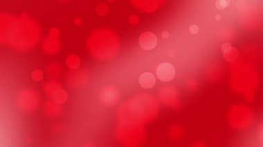 Yumuşak, parlak kırmızı bokeh arkaplan yaratıcı, modern ya da şenlikli tasarım kullanımı için hafif ışık çemberleri oluşturan rüya gibi, soyut bir atmosfer yaratır..