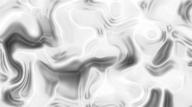 Soyut sıvı gümüş mermer dalgalar, pürüzsüz, parlak dokuları ve zarif tasarım kavramları için yumuşak gri tonlama gradyanı olan modern, akışkan bir zemin oluşturur..
