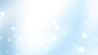 Yumuşak mavi rüya gibi Bokeh ışıkları hafif gradyanlarla ve parlayan parçacıklarla sakin, ruhani bir atmosfer yaratıyor, arka plan ya da sakin tasarım projeleri için mükemmel..