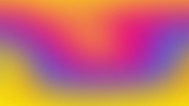 Canlı gradyan rüya rengi karışımı yaratıcı dijital projeler için canlı pembe, sarı, mavi ve mor tonlara sahip yumuşak ve modern bir arkaplan oluşturur..
