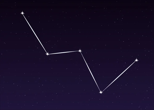 Kraliçe takımyıldızı vektör