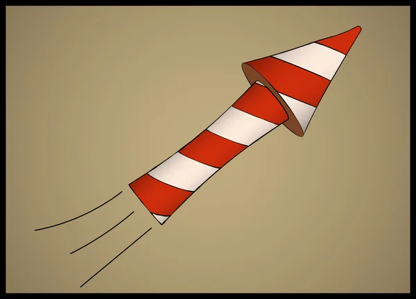 Uçan havai fişek roketler