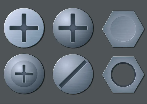 Cıvata skrews ve somun başlı takım