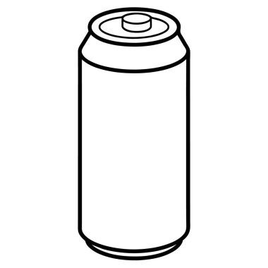 Siyah beyaz şişe vektör çizimi.