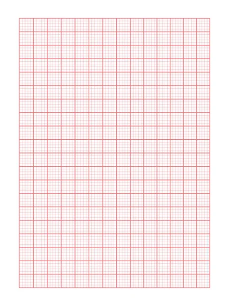 Elektrokardiyogram (ECG / EKG) Kırmızı Şebeke Kağıdında Kalp Ritmi