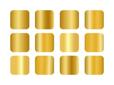 Altın Metalik Gradyan Örnekleri