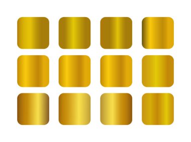Altın Metalik Gradyan Örnekleri