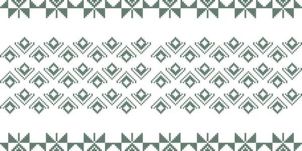 Yazarlar için yeşil piksel resim üçgen çizgili kenar, giysi kenarlığı, çevre dostu ambalaj.