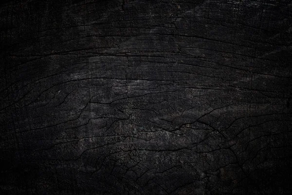 Madeira preta textura fundo — Fotografia de Stock