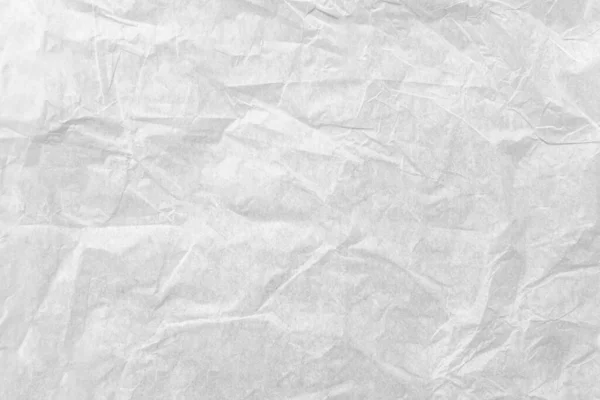 Branco Crumpled Fundo Textura Papel Espaço Livre — Fotografia de Stock