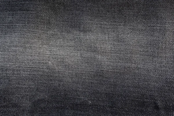 Draufsicht Schwarze Jeans Textur Hintergrund — Stockfoto
