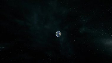 Zoom earth in space, Element of this image furnished by Nasa.