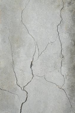 Beton duvar kırık doku arkaplanını çatlatıyor