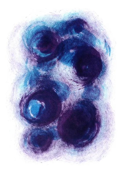 Değişken bir hareket ve derinlik hissi yaratan soyut ve anlamlı bir görüntü. Bileşim, birkaç büyük, yuvarlak veya spiral noktadan oluşur, bunlar üst üste biner ve yaygın, dönen bir küme oluşturur.. 